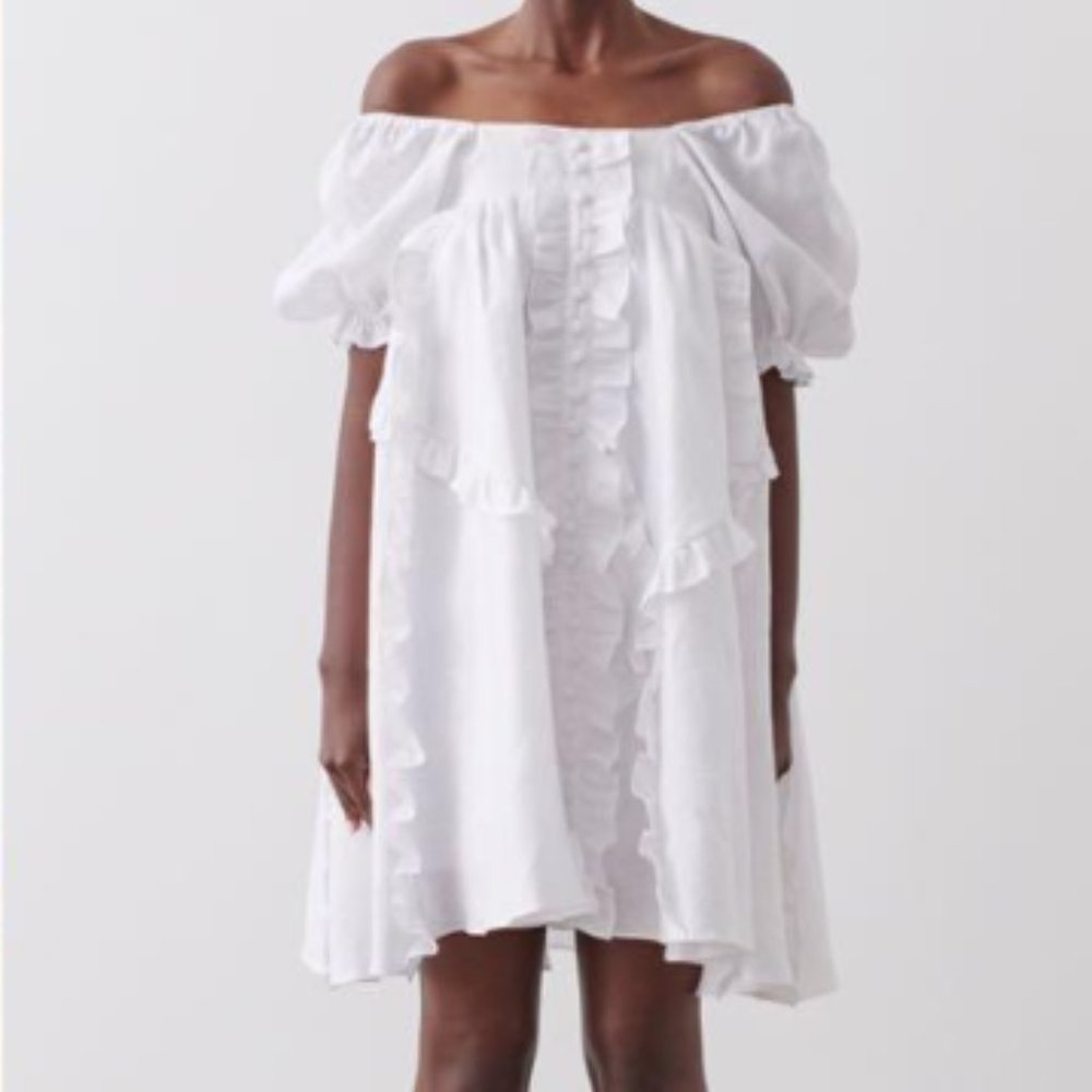 Joslin Studio Annika Linen Smock Dress
